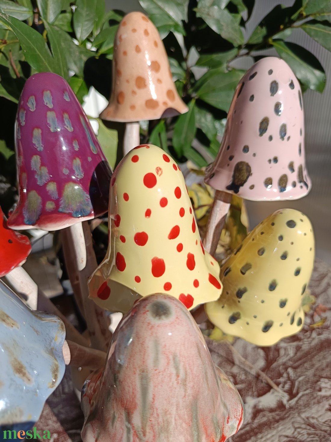 Kerámia gombák - otthon & életmód - autó - autós illatosító - Meska.hu