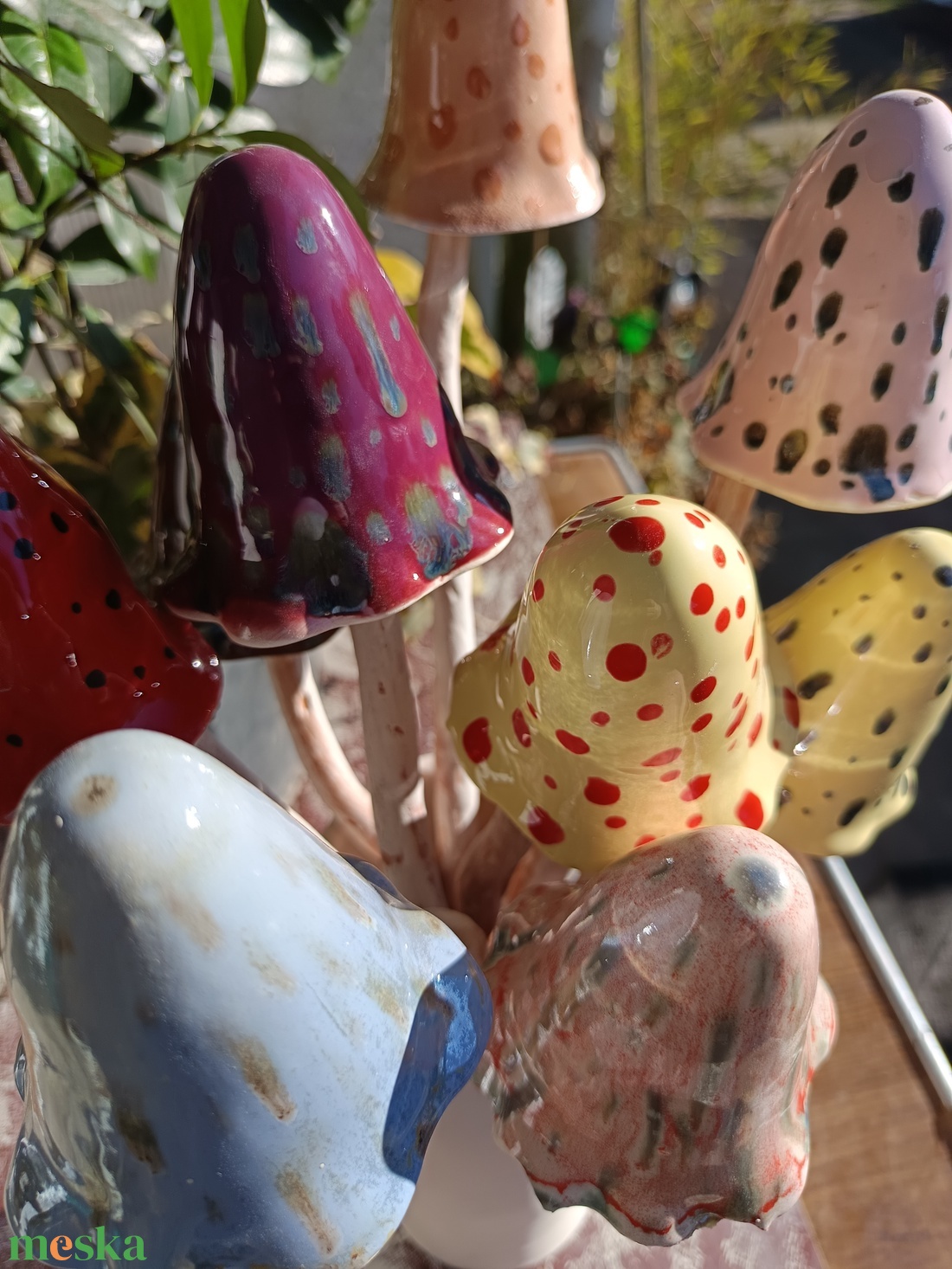 Kerámia gombák - otthon & életmód - autó - autós illatosító - Meska.hu