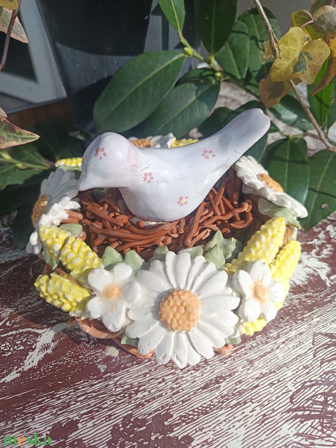 Madár fészekben - otthon & életmód - dekoráció - asztal és polc dekoráció - díszdoboz - Meska.hu