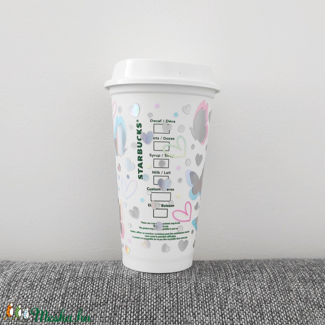 Műanyag Starbucks Cup színátmenetes/hologramos pillangós - otthon & életmód - Meska.hu Műanyag Starbucks Cup színátmenetes/hologramos pillangós - otthon & életmód - Meska.hu