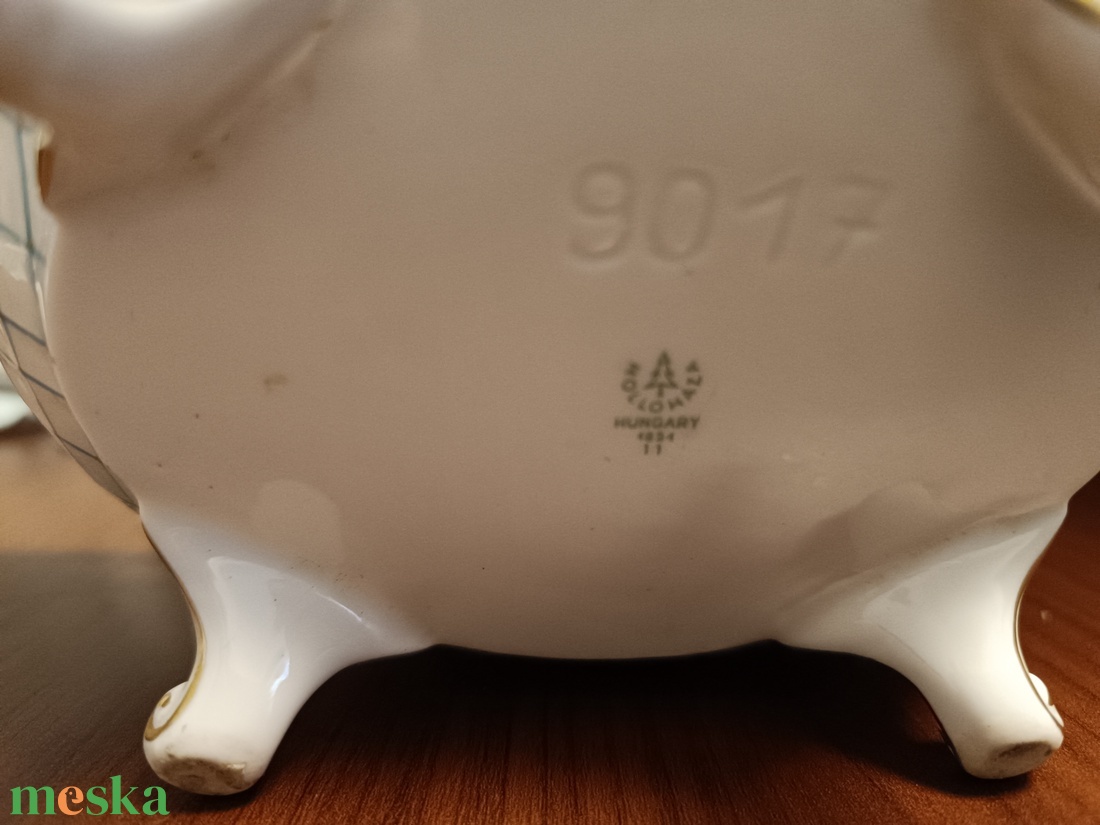 Hollóházi Porcelán Gyümölcskosár - otthon & életmód - dekoráció - asztal és polc dekoráció - dekorációs tál, tartó - Meska.hu