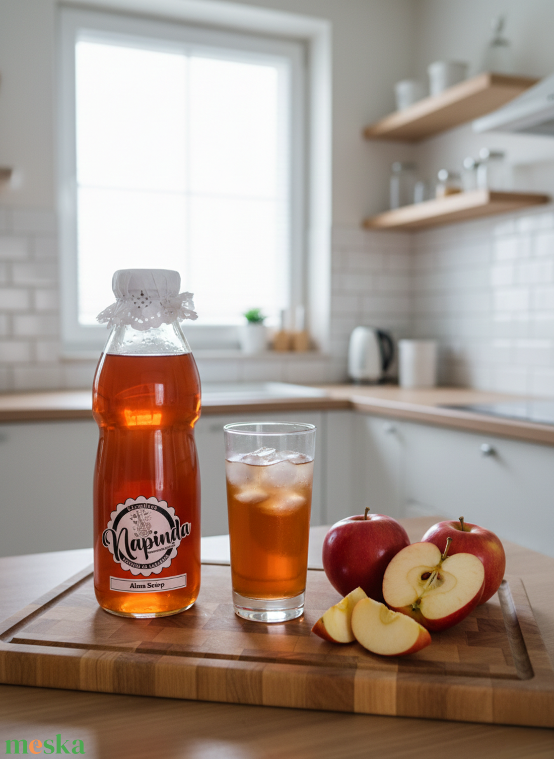 Alma szörp - élelmiszer - szörp - Meska.hu