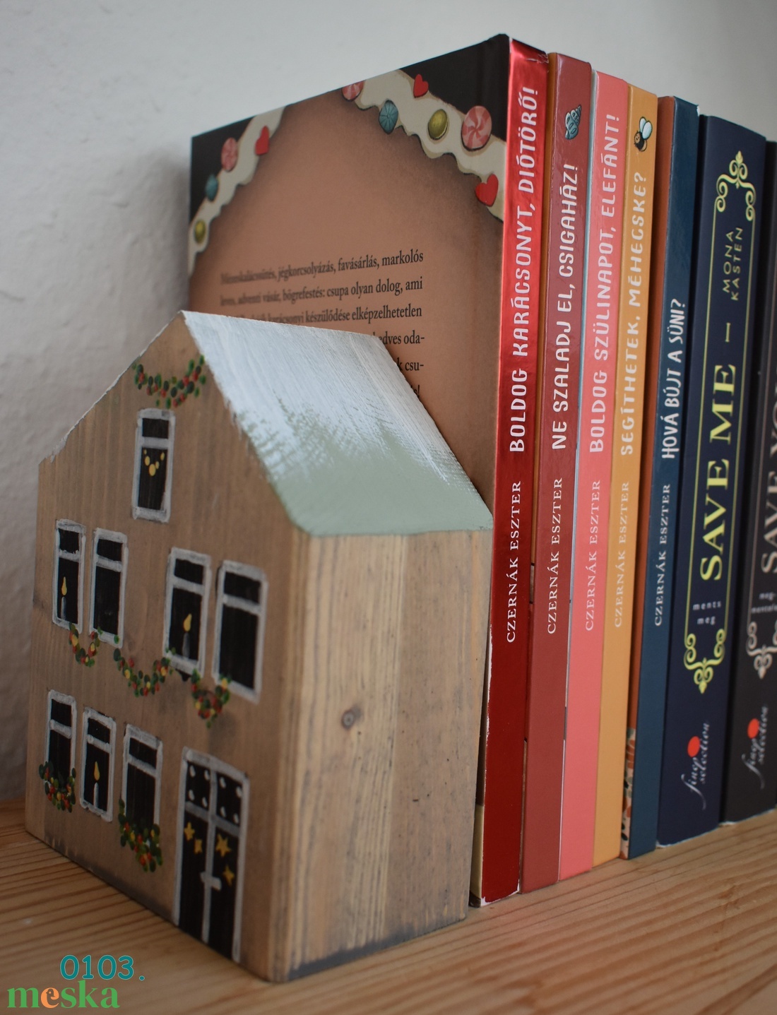 karácsonyi dekorházikó 0103 - karácsony - karácsonyi lakásdekoráció - karácsonyi falu, házikó - Meska.hu