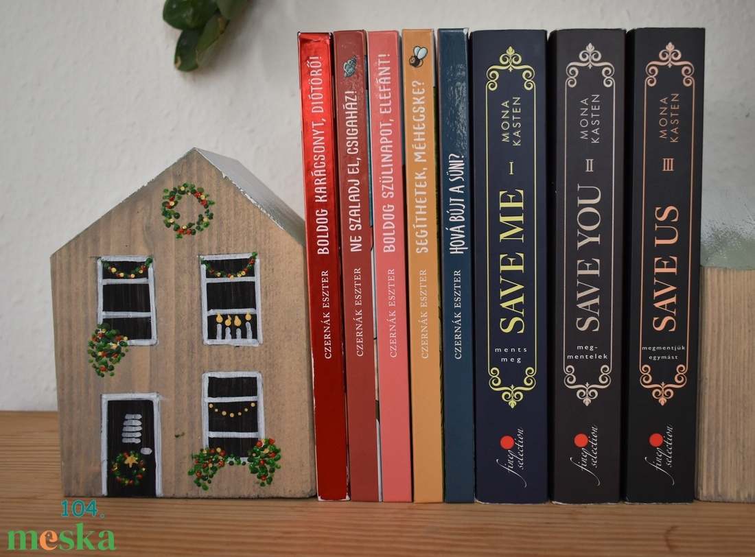 karácsonyi dekorházikó 0104 - karácsony - karácsonyi lakásdekoráció - karácsonyi falu, házikó - Meska.hu