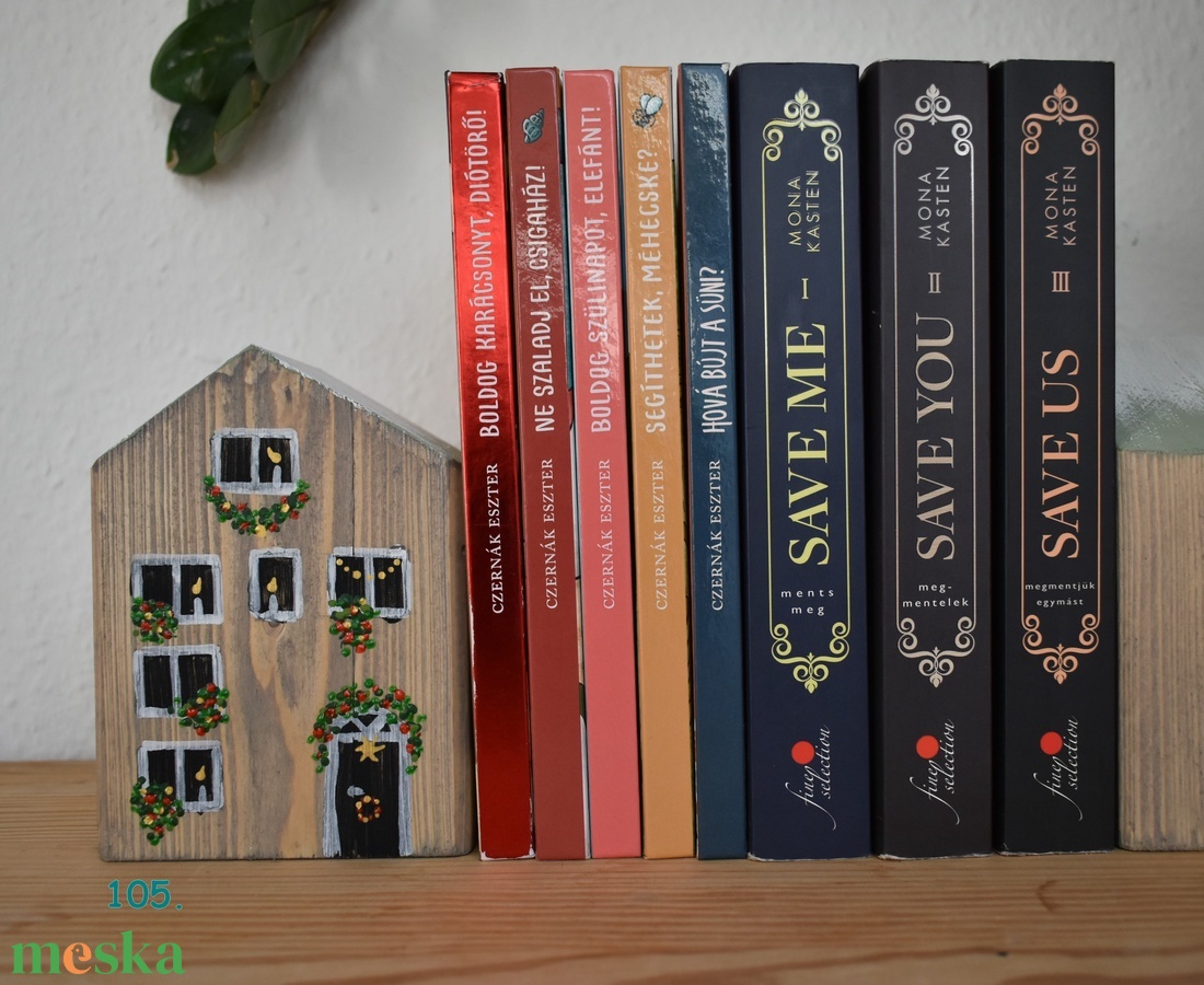 karácsonyi dekorházikó 105 - karácsony - karácsonyi lakásdekoráció - karácsonyi falu, házikó - Meska.hu