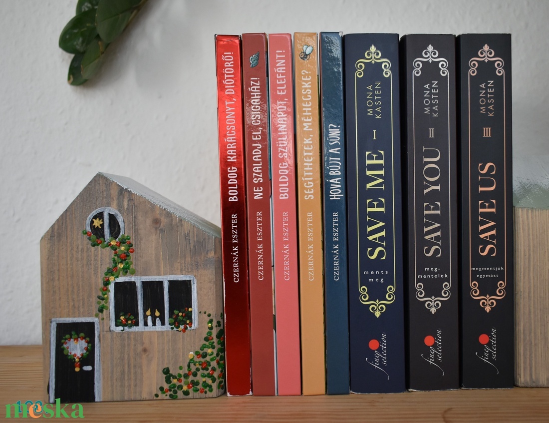 karácsonyi dekorházikó 0108 - karácsony - karácsonyi lakásdekoráció - karácsonyi falu, házikó - Meska.hu