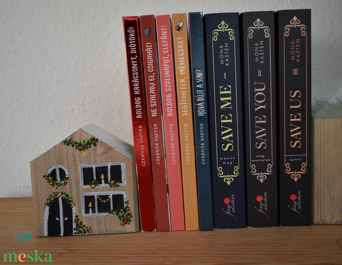 karácsonyi dekorházikó 0109 - karácsony - karácsonyi lakásdekoráció - karácsonyi falu, házikó - Meska.hu