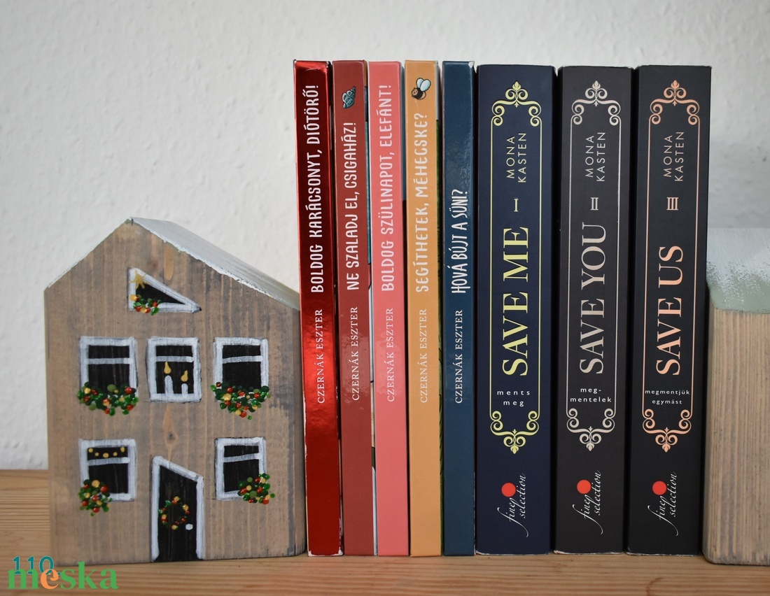 karácsonyi dekorházikó 0110 - karácsony - karácsonyi lakásdekoráció - karácsonyi falu, házikó - Meska.hu