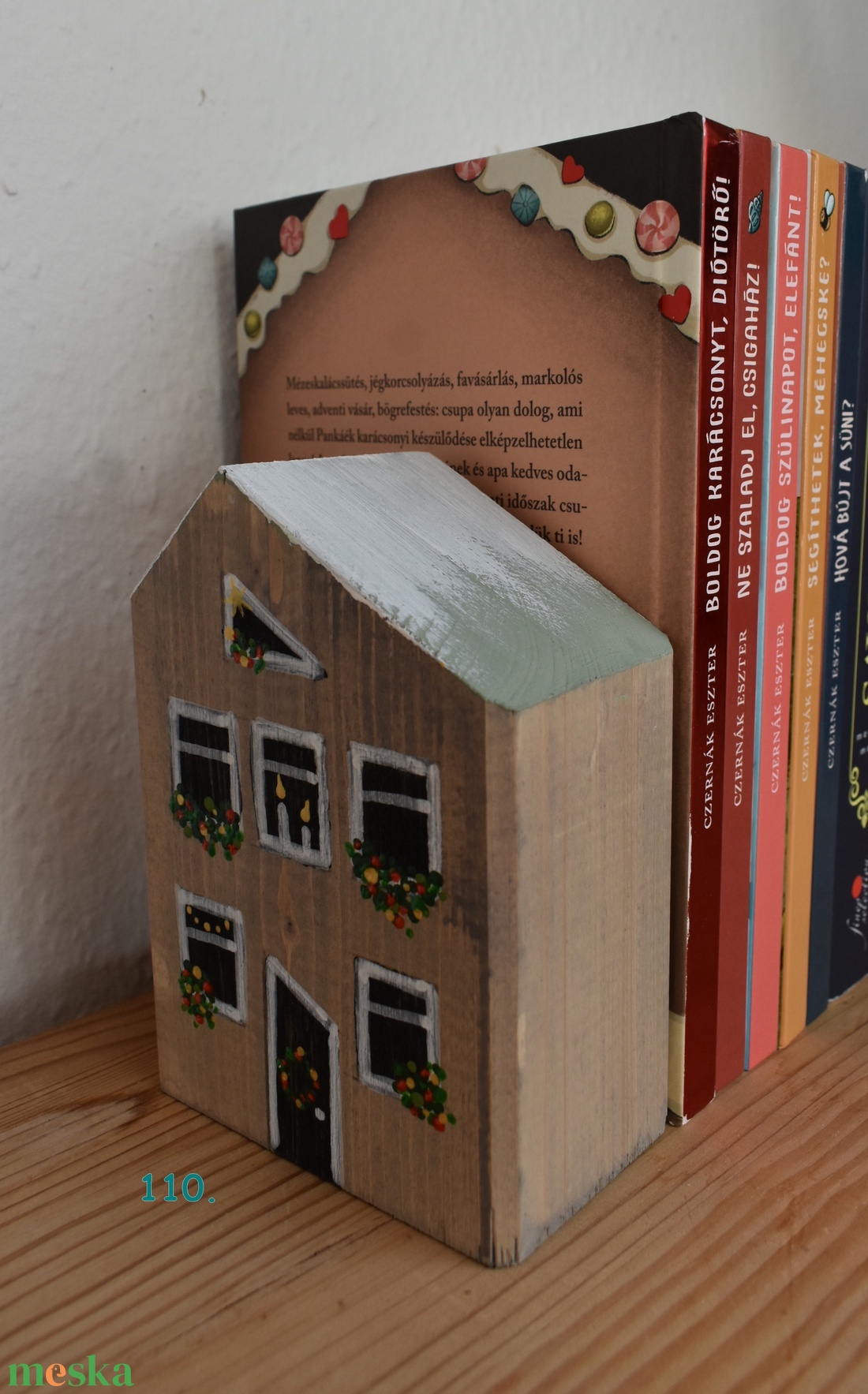 karácsonyi dekorházikó 0110 - karácsony - karácsonyi lakásdekoráció - karácsonyi falu, házikó - Meska.hu