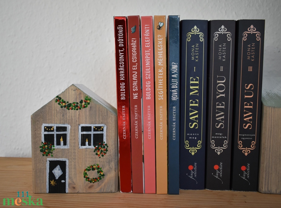 karácsonyi dekorházikó 0111 - karácsony - karácsonyi lakásdekoráció - karácsonyi falu, házikó - Meska.hu