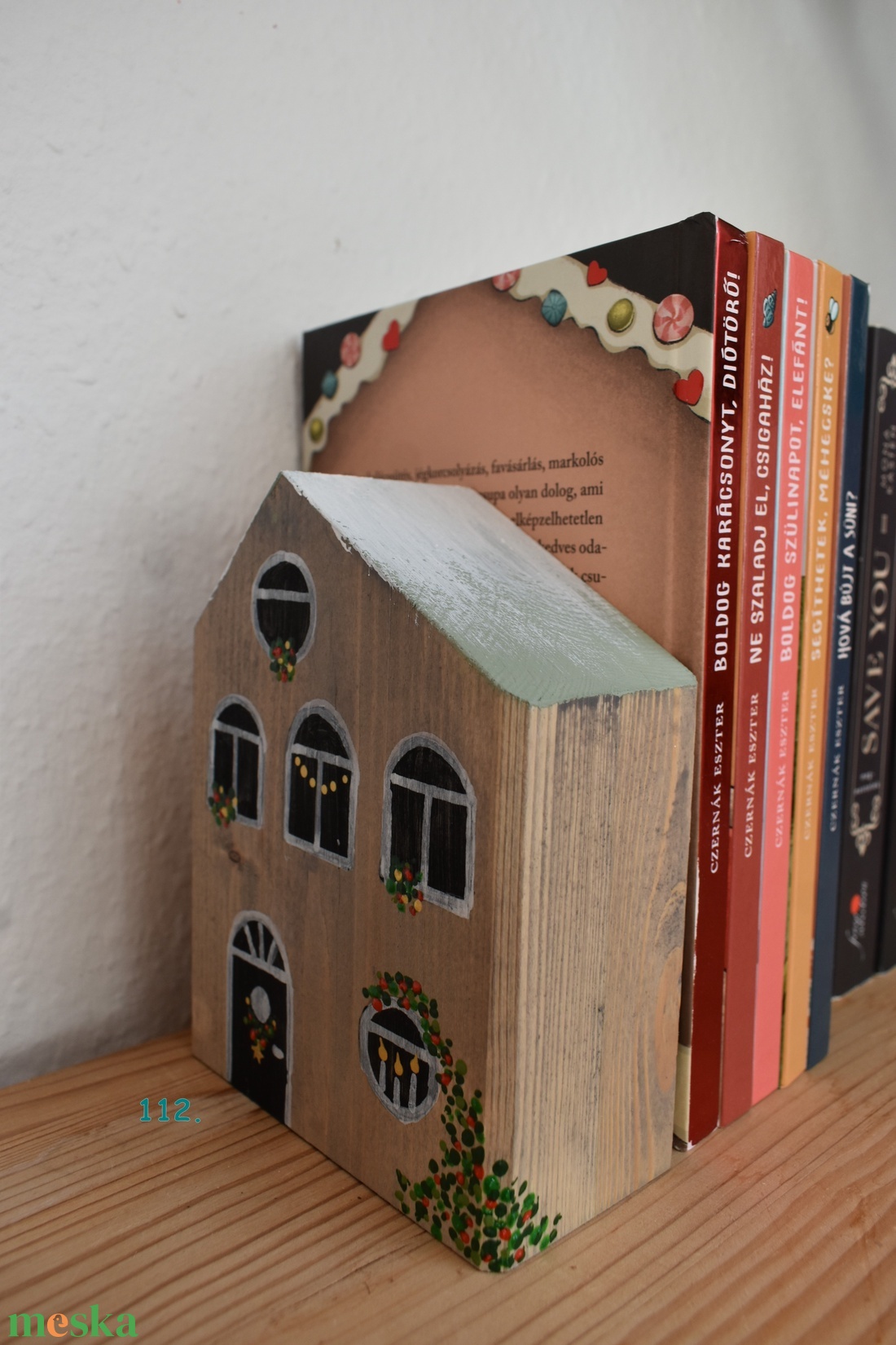 karácsonyi dekorházikó 0112 - karácsony - karácsonyi lakásdekoráció - karácsonyi falu, házikó - Meska.hu