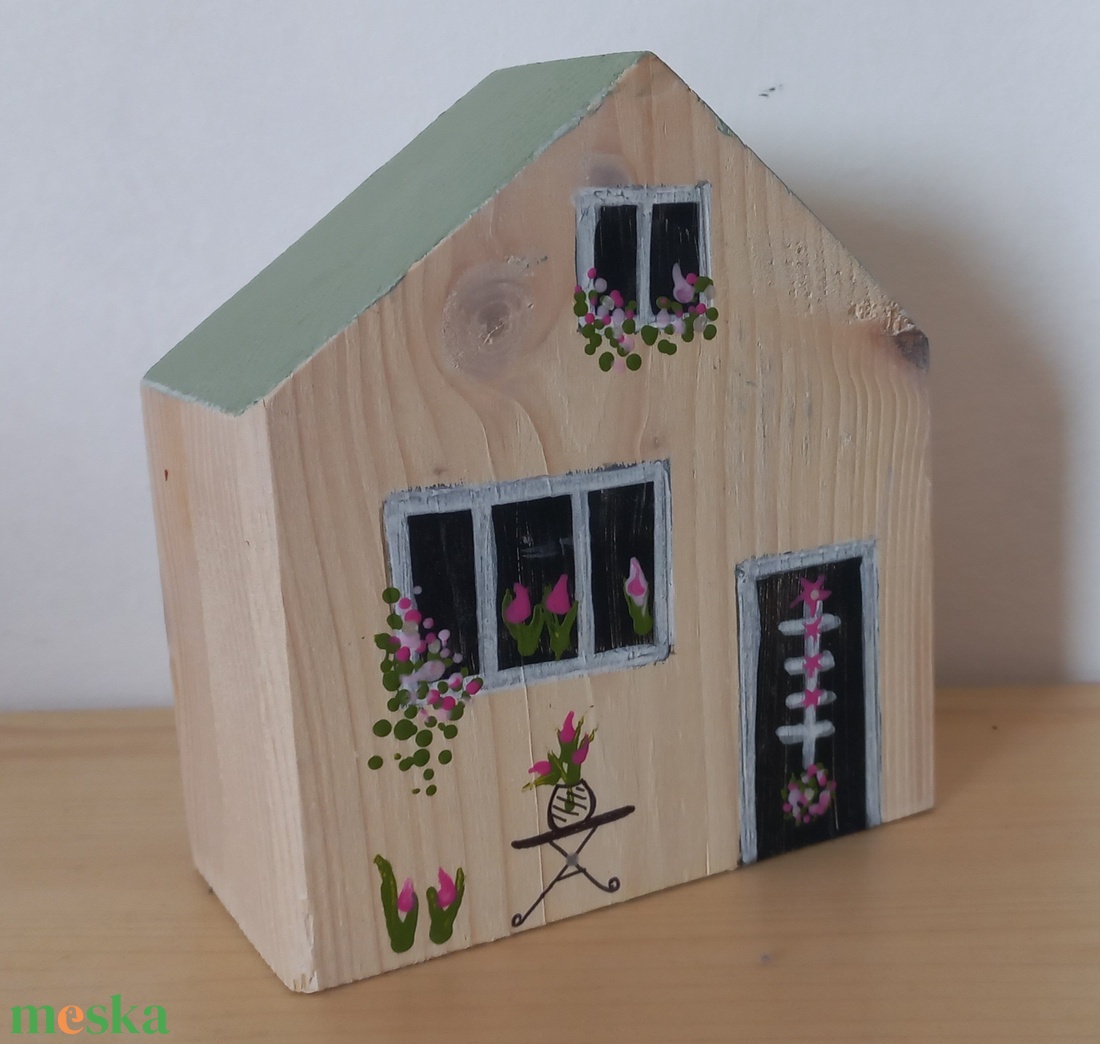 Tavaszi dekorházikó 0130 - otthon & életmód - dekoráció - dekoratív figurák és szobrok - Meska.hu