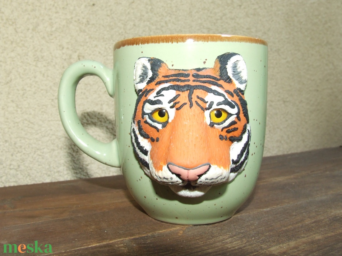 Tigris mintás bögre - otthon & életmód - konyhafelszerelés, tálalás - tálalás - bögre & csésze - Meska.hu Tigris mintás bögre - otthon & életmód - konyhafelszerelés, tálalás - tálalás - bögre & csésze - Meska.hu