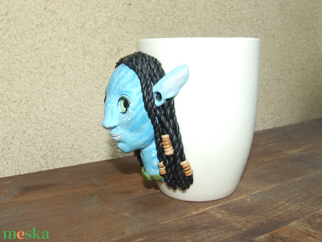 Avatar Neytiri mintás bögre - otthon & életmód - konyhafelszerelés, tálalás - tálalás - bögre & csésze - Meska.hu