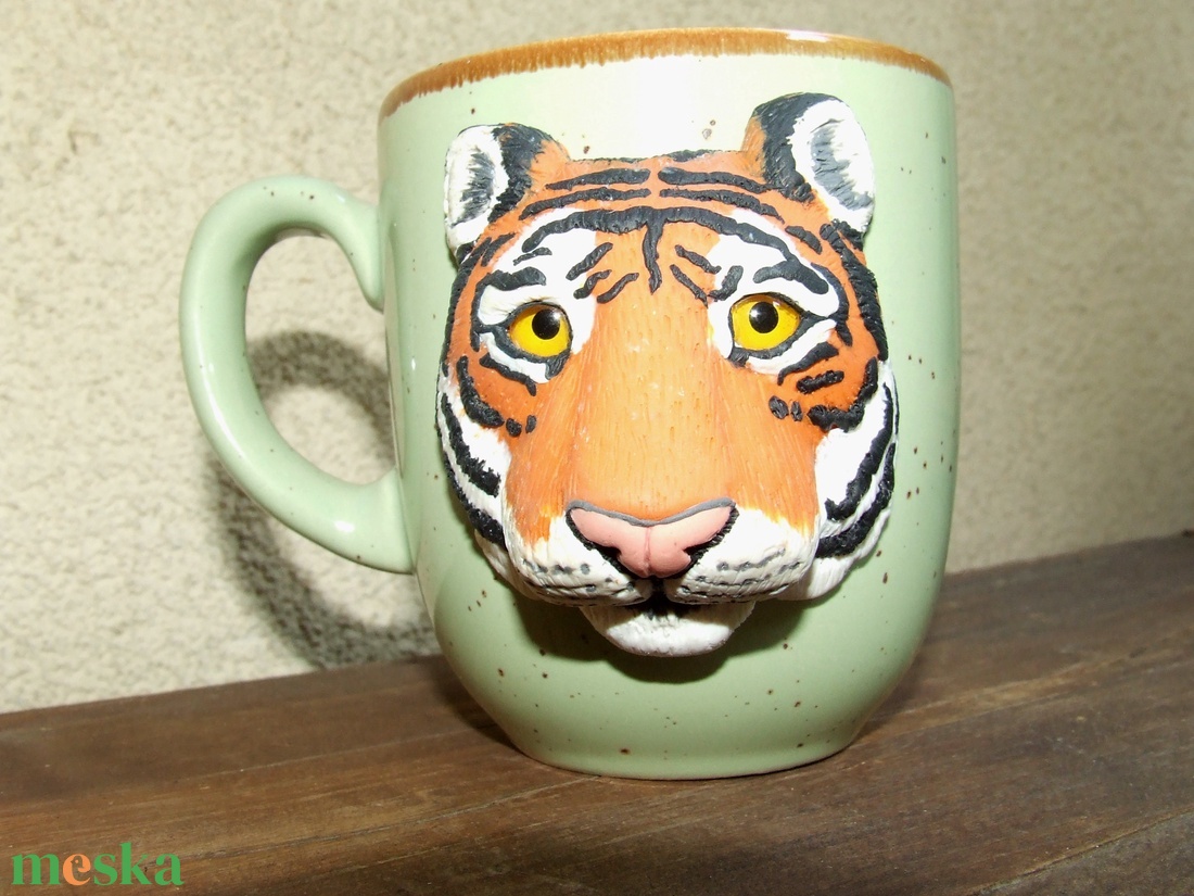 Tigris mintás bögre - otthon & életmód - konyhafelszerelés, tálalás - tálalás - bögre & csésze - Meska.hu Tigris mintás bögre - otthon & életmód - konyhafelszerelés, tálalás - tálalás - bögre & csésze - Meska.hu