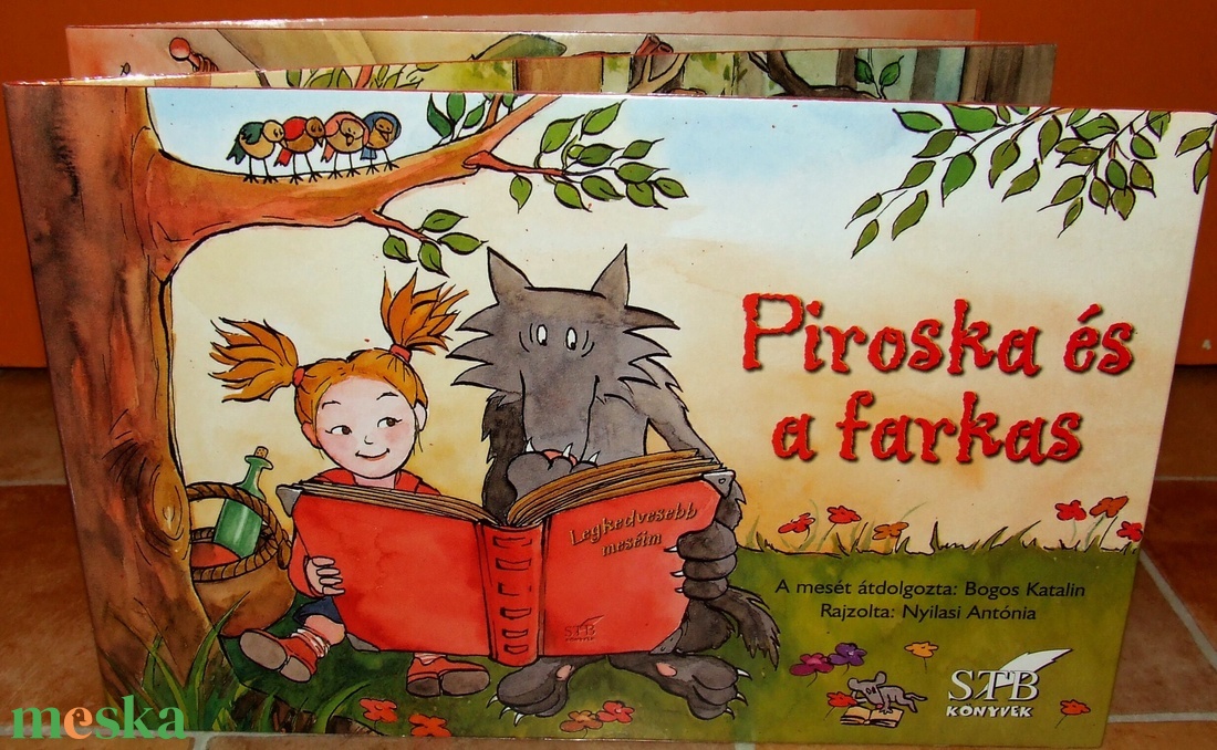 Piroska és a farkas mesekönyv - kellékek & szerszámok - könyv, újság - használt könyv - Meska.hu Piroska és a farkas mesekönyv - kellékek & szerszámok - könyv, újság - használt könyv - Meska.hu