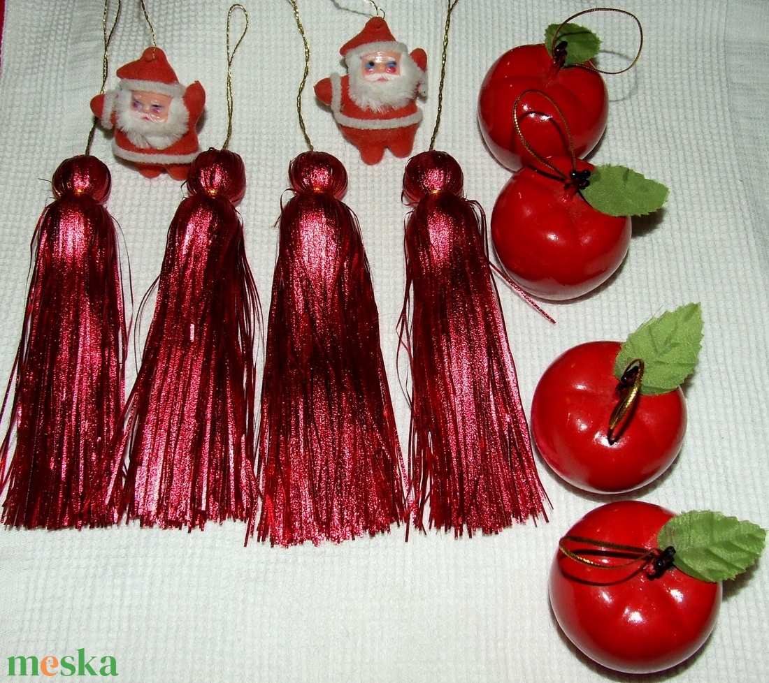 Régi retro karácsonyfadíszek - karácsony - karácsonyi lakásdekoráció - karácsonyfadíszek - Meska.hu