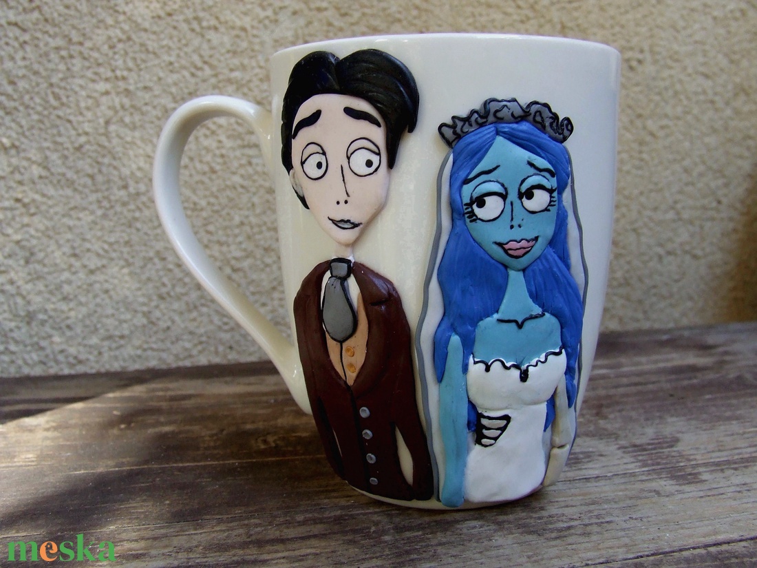 Corpse Bride bögre - otthon & életmód - konyhafelszerelés, tálalás - tálalás - bögre & csésze - Meska.hu