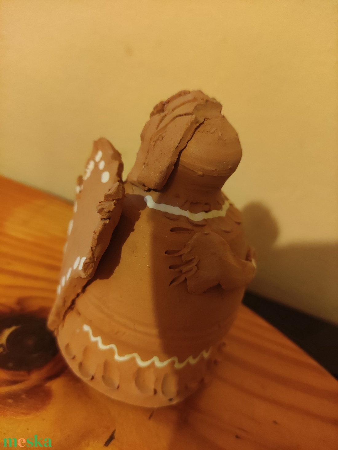 Angyal harang  - karácsony - karácsonyi lakásdekoráció - karácsonyi illatgyertya, mécses - Meska.hu