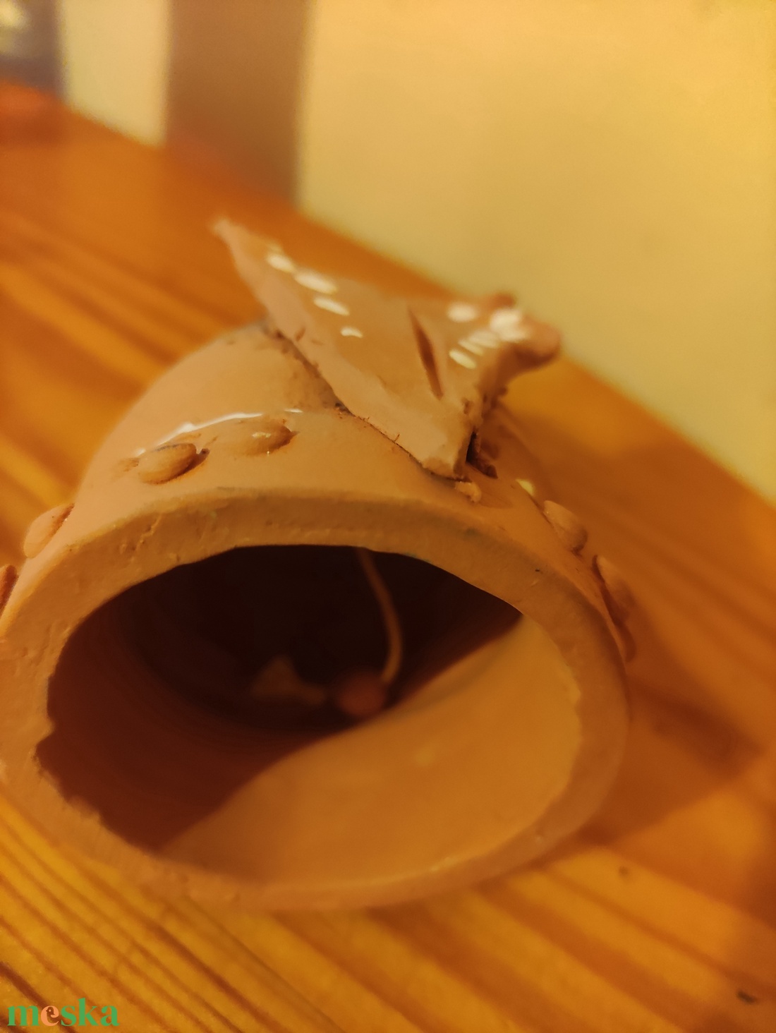 Angyal harang  - karácsony - karácsonyi lakásdekoráció - karácsonyi illatgyertya, mécses - Meska.hu