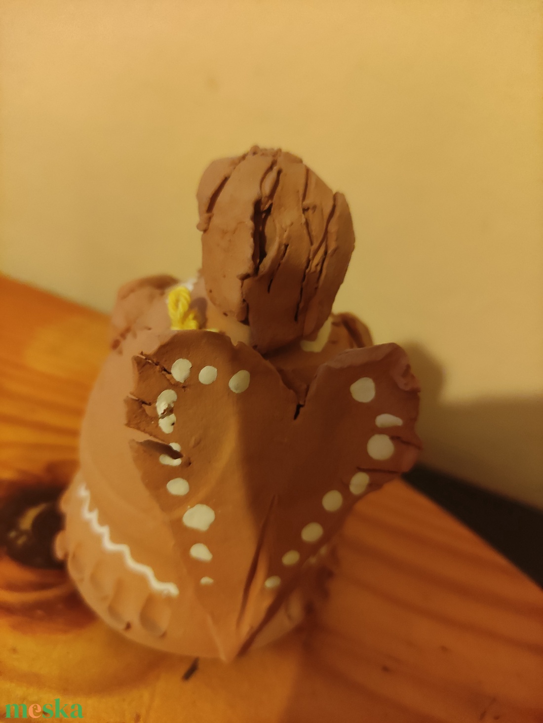 Angyal harang  - karácsony - karácsonyi lakásdekoráció - karácsonyi illatgyertya, mécses - Meska.hu