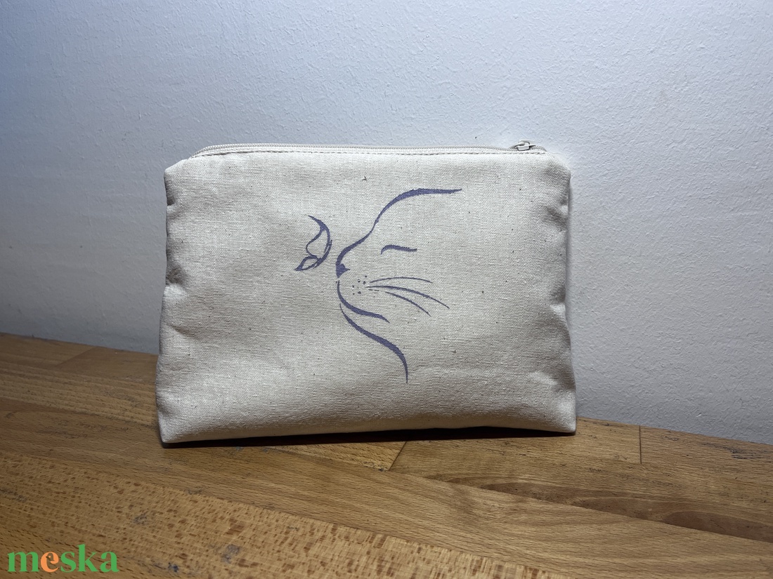 Cica-pillangó mintás neszesszer - táska & tok - neszesszer - Meska.hu