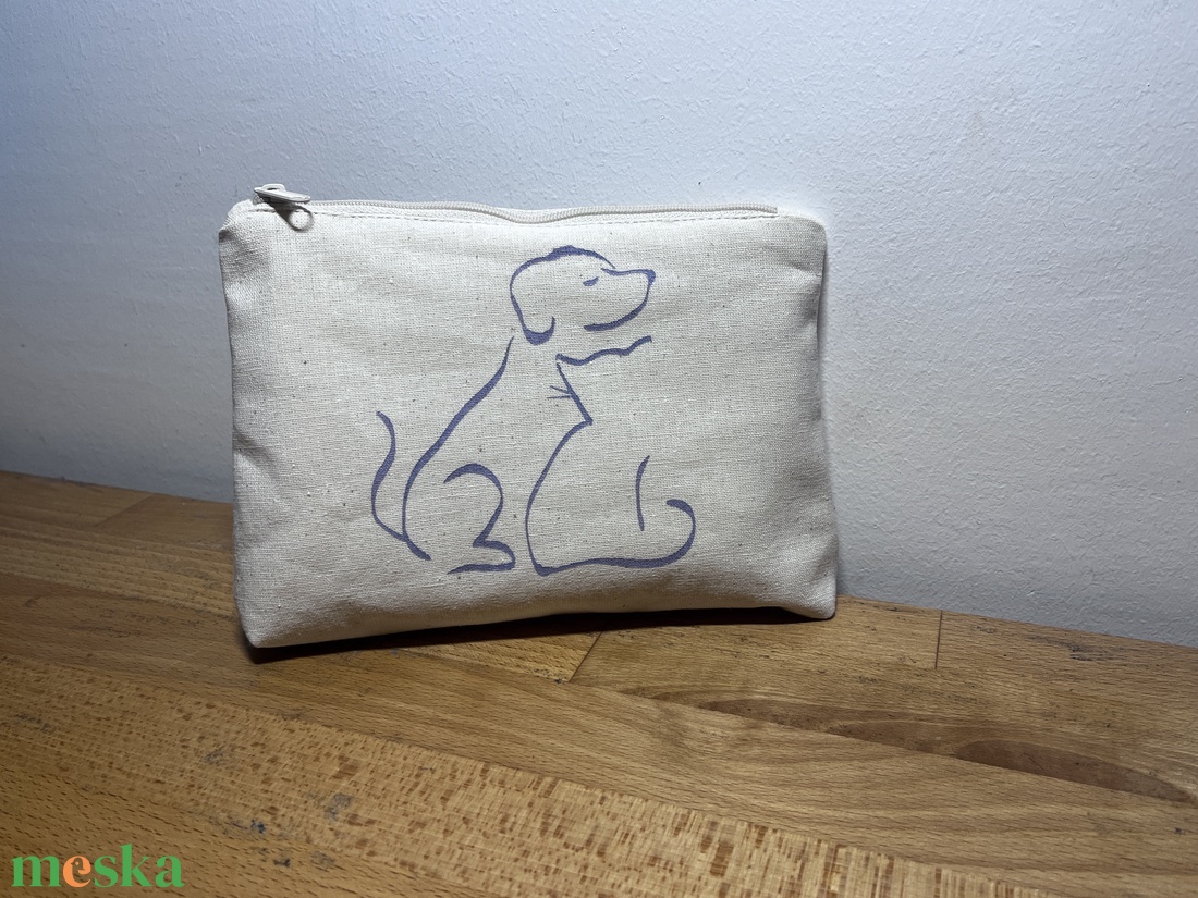 Kutya-macska mintás neszesszer - táska & tok - neszesszer - Meska.hu