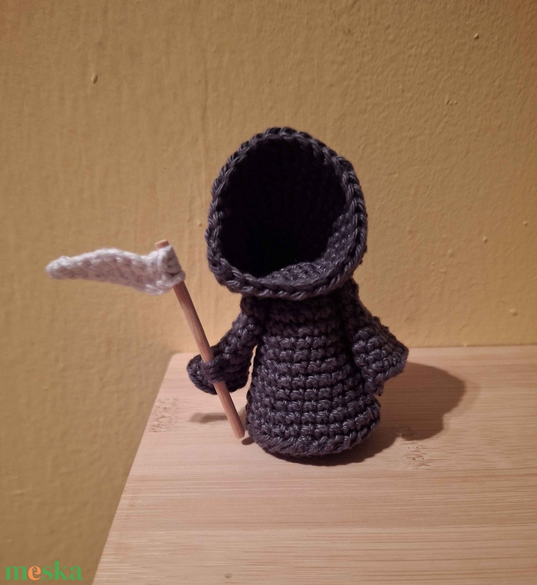 Amigurumi kaszás - játék & sport - plüssállat & játékfigura - szörnyike - Meska.hu Amigurumi kaszás - játék & sport - plüssállat & játékfigura - szörnyike - Meska.hu