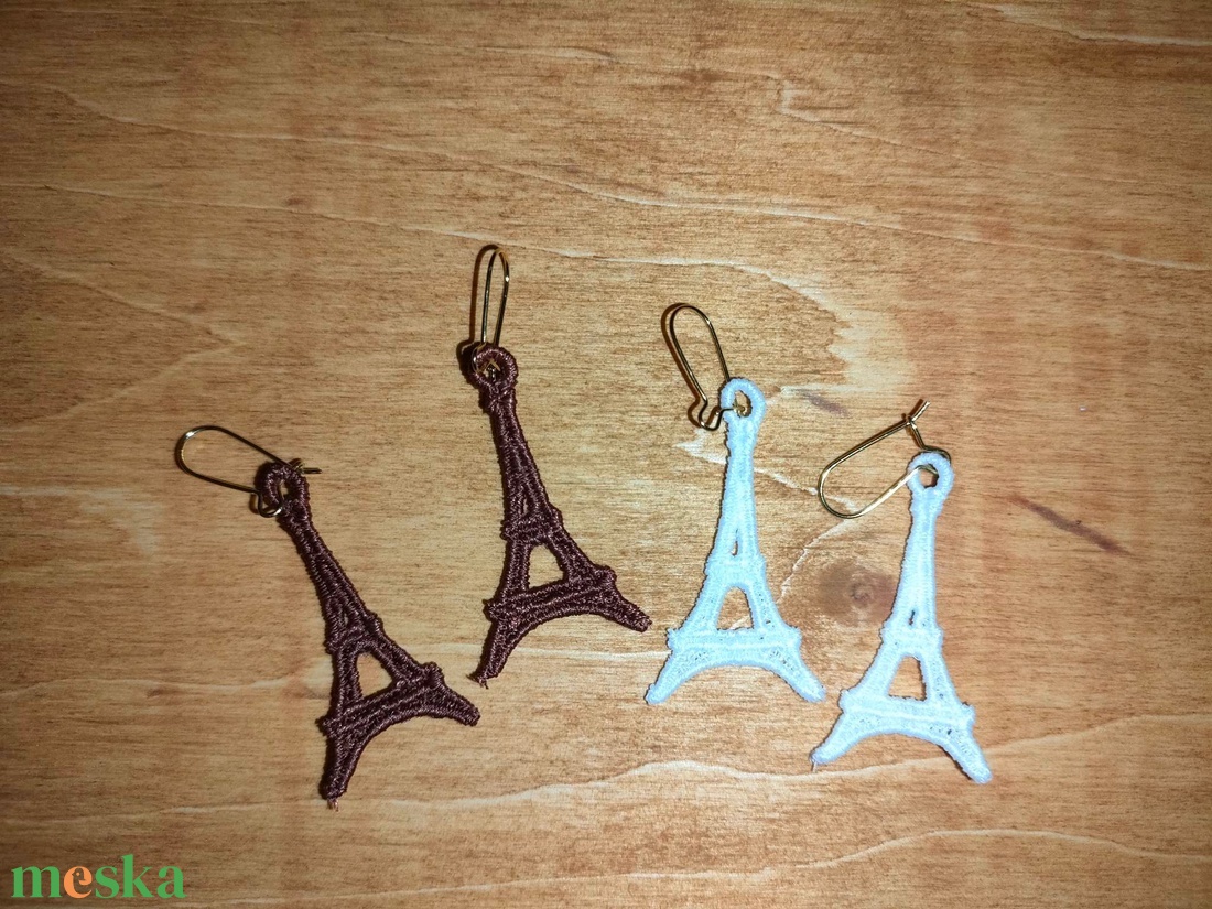 Csipke fülbevalók 10. - Eiffel torony - bármilyen színben - ékszer - fülbevaló - lógó fülbevaló - Meska.hu Csipke fülbevalók 10. - Eiffel torony - bármilyen színben - ékszer - fülbevaló - lógó fülbevaló - Meska.hu
