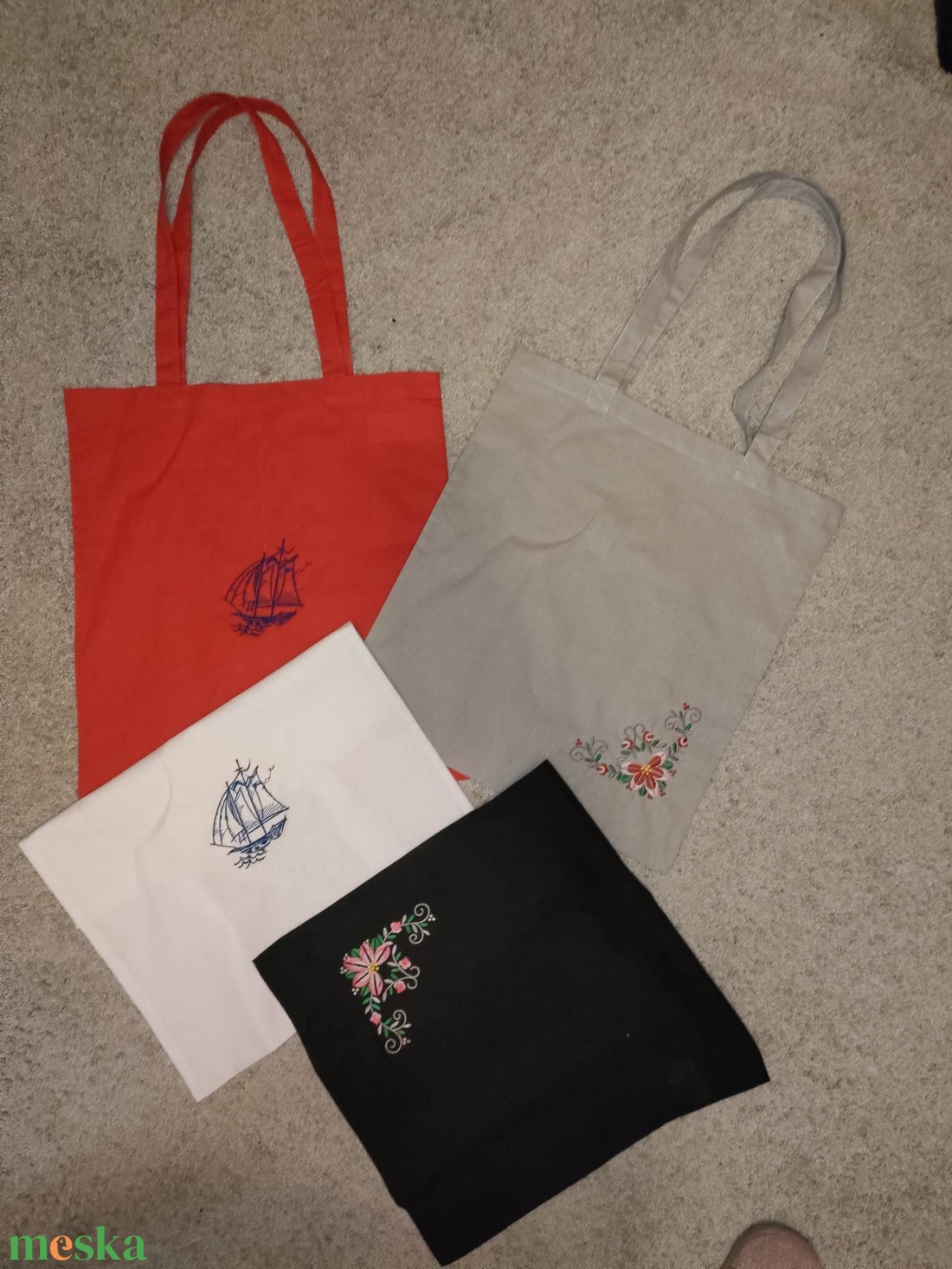 Textil bevásárlótáska, több féle hímzéssel - táska & tok - bevásárlás & shopper táska - shopper, textiltáska, szatyor - Meska.hu Textil bevásárlótáska, több féle hímzéssel - táska & tok - bevásárlás & shopper táska - shopper, textiltáska, szatyor - Meska.hu