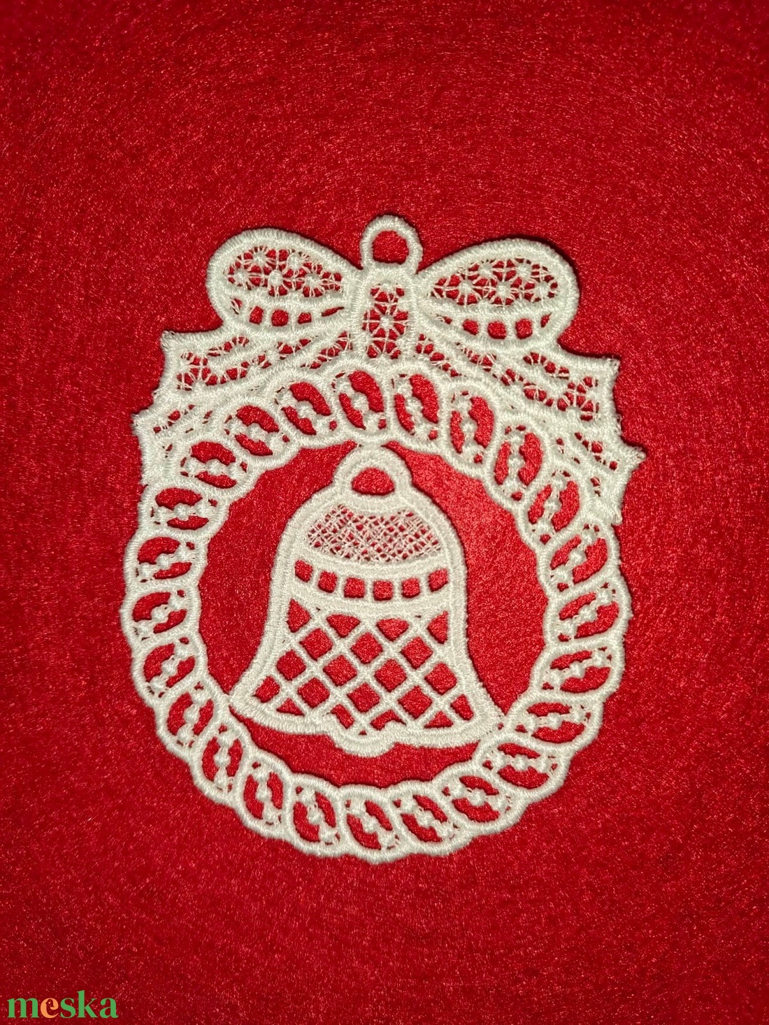 Csipke dísz keretben, többféle, felakasztható - Harang / csengő - karácsony - karácsonyi lakásdekoráció - karácsonyfadíszek - Meska.hu Csipke dísz keretben, többféle, felakasztható - Harang / csengő - karácsony - karácsonyi lakásdekoráció - karácsonyfadíszek - Meska.hu