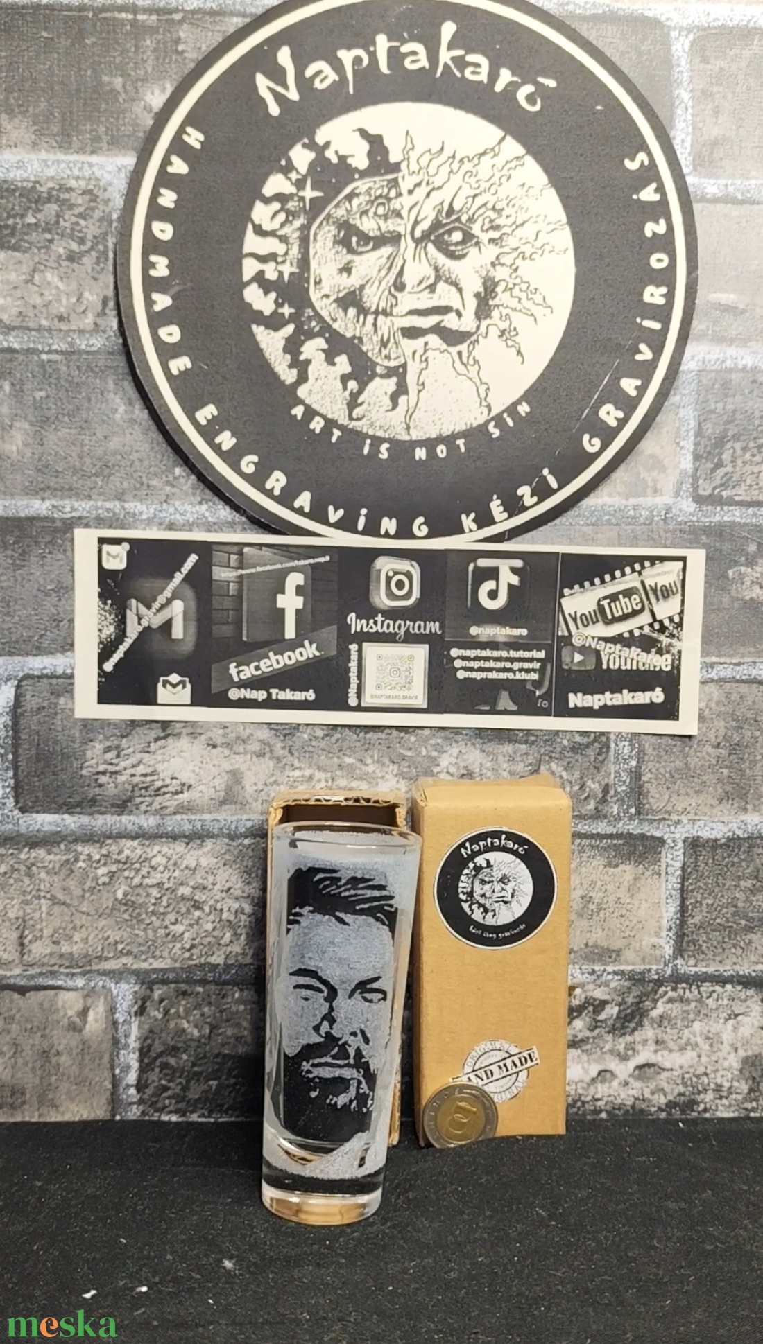 Bud Spencer 4/2 Kézzel gravírozott üveg pohár - otthon & életmód - konyhafelszerelés, tálalás - konyhai dekoráció - konyhai dísz - Meska.hu Bud Spencer 4/2 Kézzel gravírozott üveg pohár - otthon & életmód - konyhafelszerelés, tálalás - konyhai dekoráció - konyhai dísz - Meska.hu