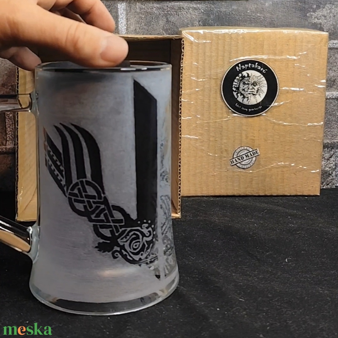 Vikings Ragnar Lothbrok korsó  - otthon & életmód - konyhafelszerelés, tálalás - tálalás - sörös pohár és korsó - Meska.hu