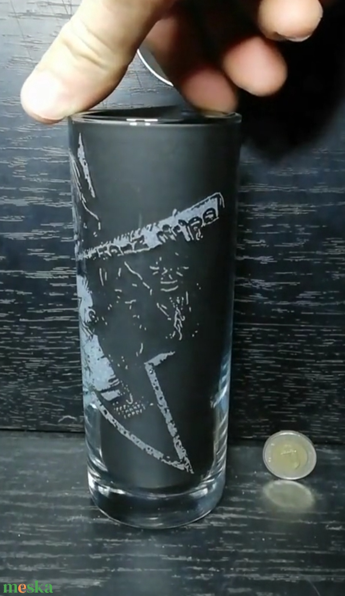 Harley Quinn mintás pohár  - otthon & életmód - konyhafelszerelés, tálalás - tálalás - pohár - Meska.hu