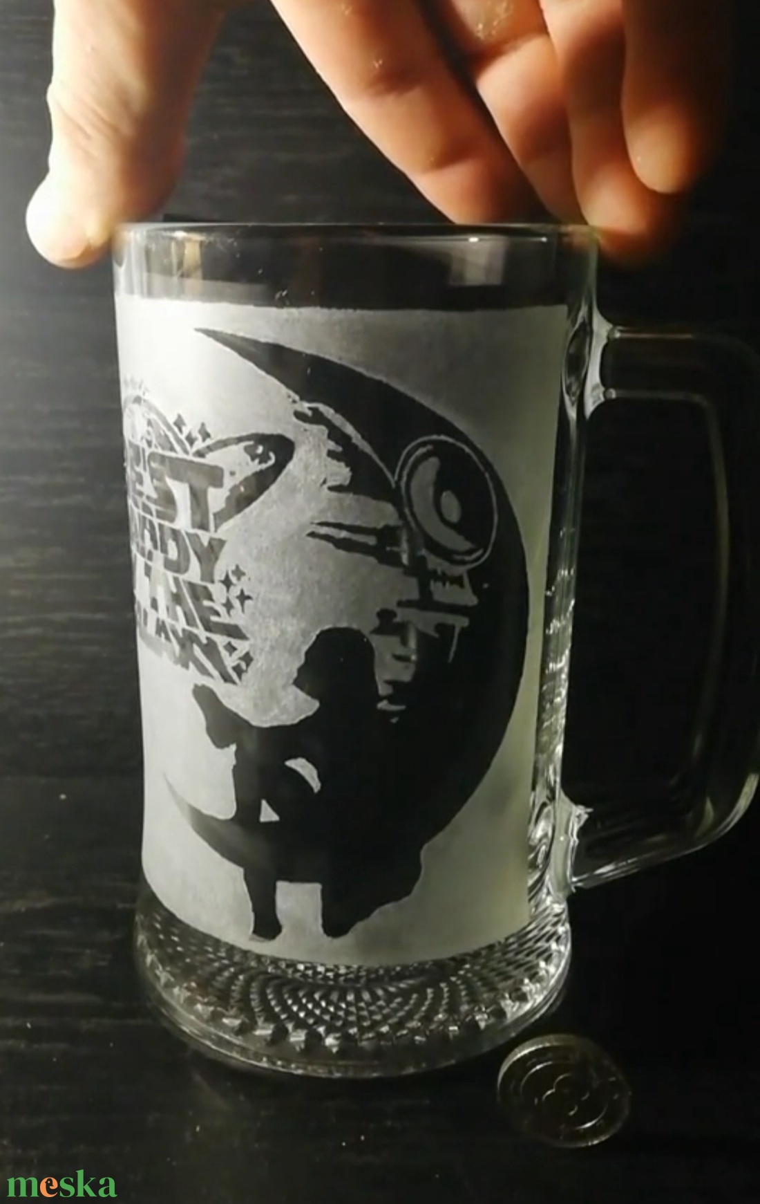 Best Daddy in the Galaxy Star Wars mintás korsó  - otthon & életmód - konyhafelszerelés, tálalás - tálalás - sörös pohár és korsó - Meska.hu