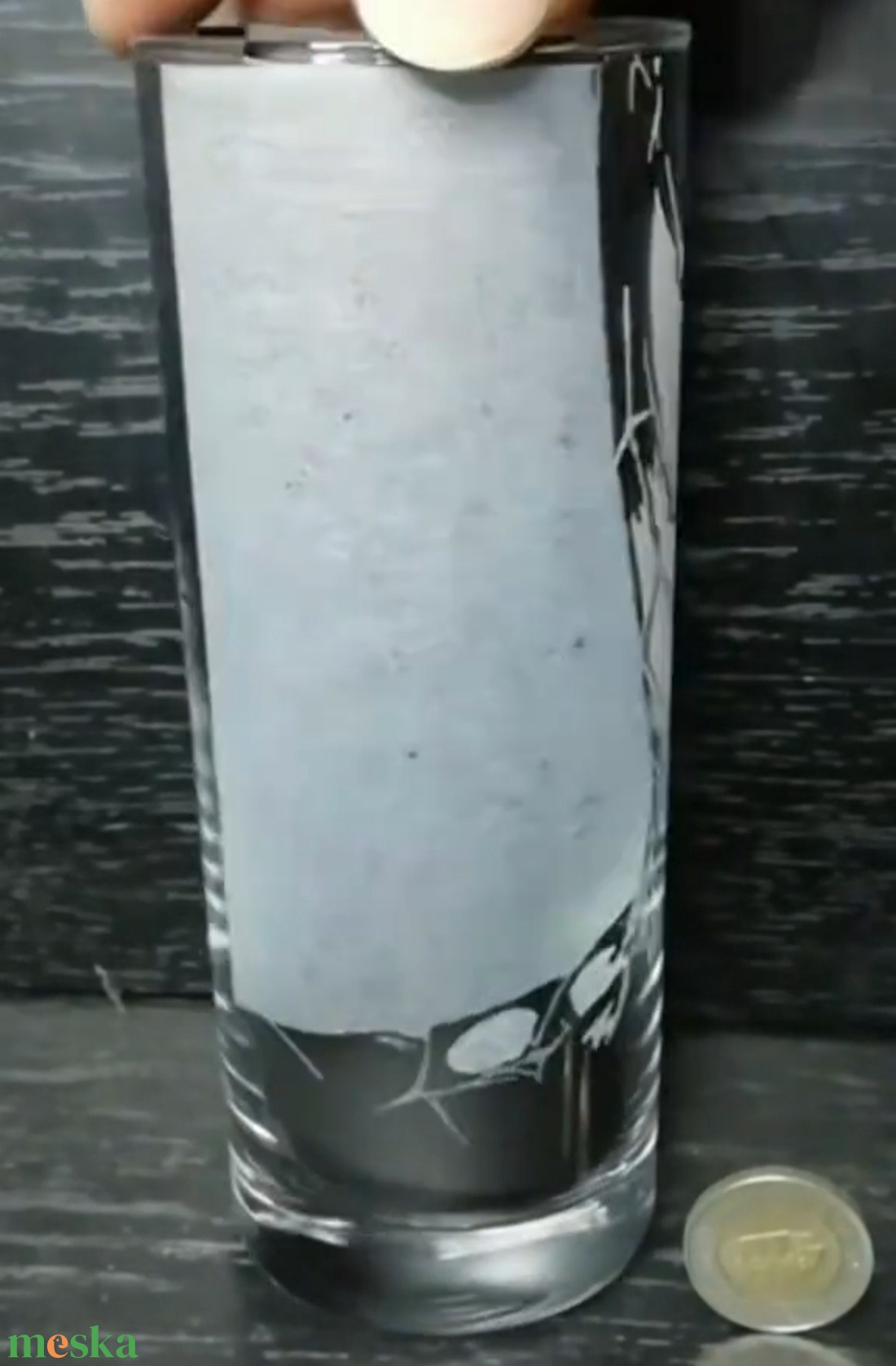 Pókember mintás üveg pohár  - otthon & életmód - konyhafelszerelés, tálalás - tálalás - pohár - Meska.hu