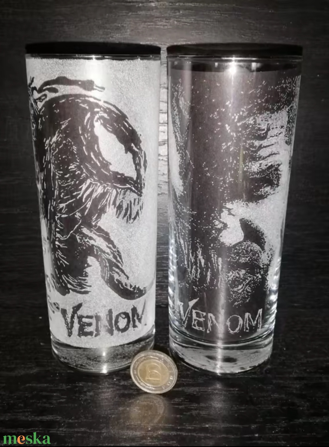 Venom-Tom Hardy-Eddie készlet  - otthon & életmód - konyhafelszerelés, tálalás - tálalás - pohár - Meska.hu