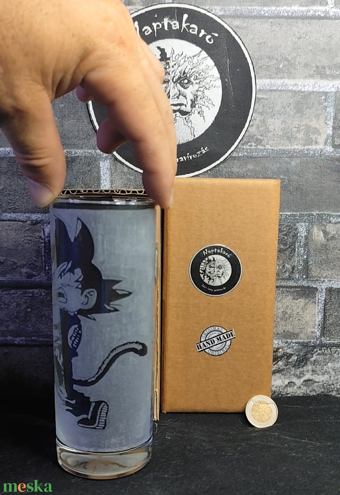Son Goku Kamehame - otthon & életmód - konyhafelszerelés, tálalás - tálalás - pohár - Meska.hu
