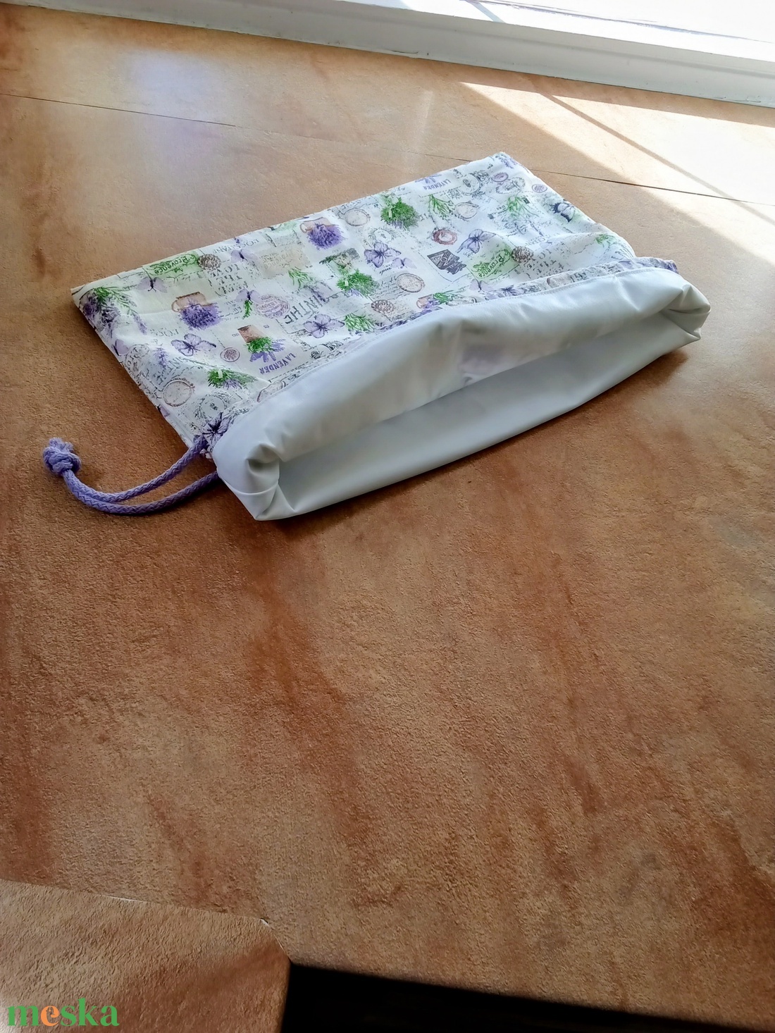 Levendulás frissen tartó kenyeres zsák - táska & tok - bevásárlás & shopper táska - kenyeres zsák - Meska.hu