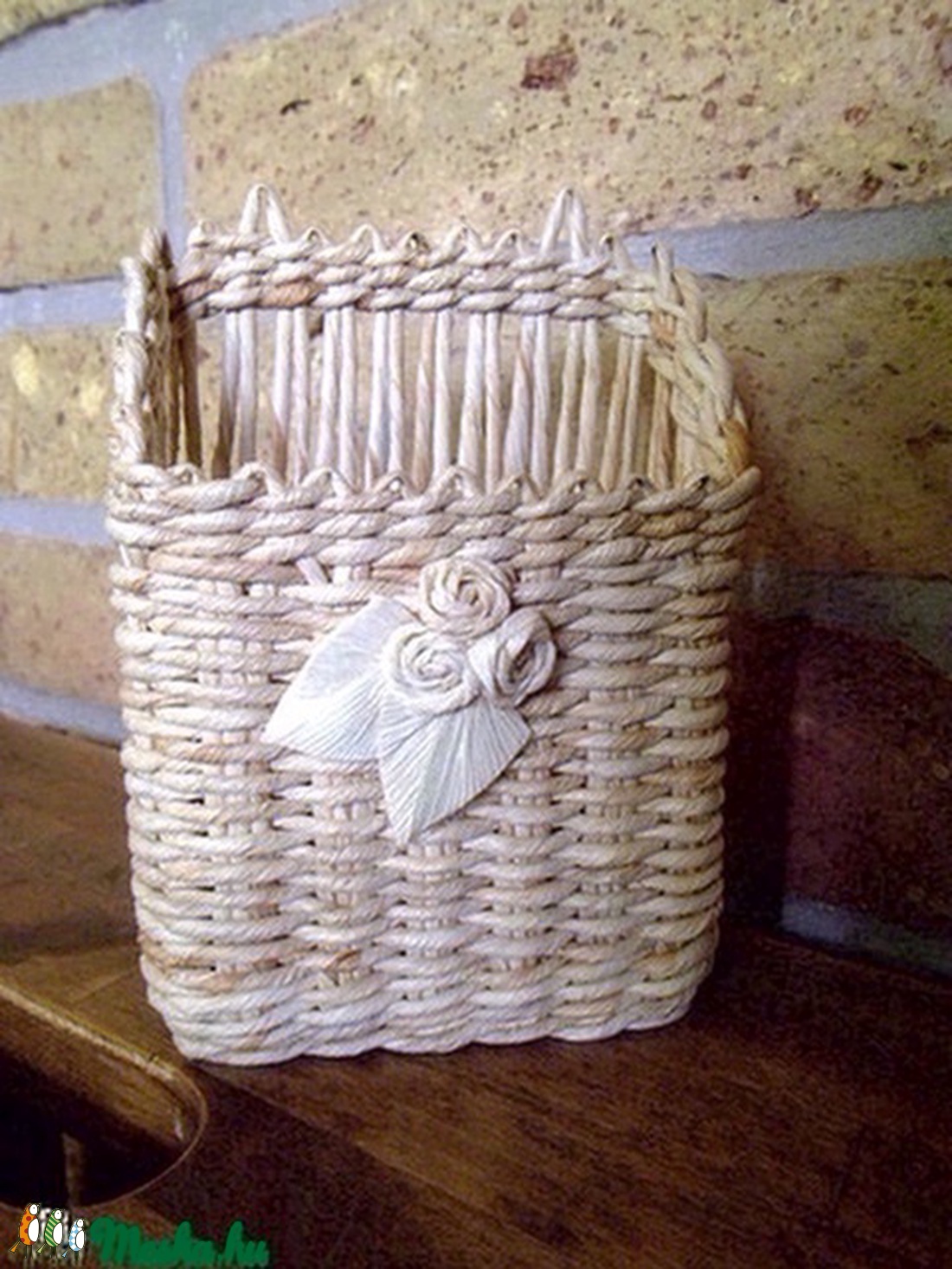 Tároló csuhéból - kicsi -  - Meska.hu