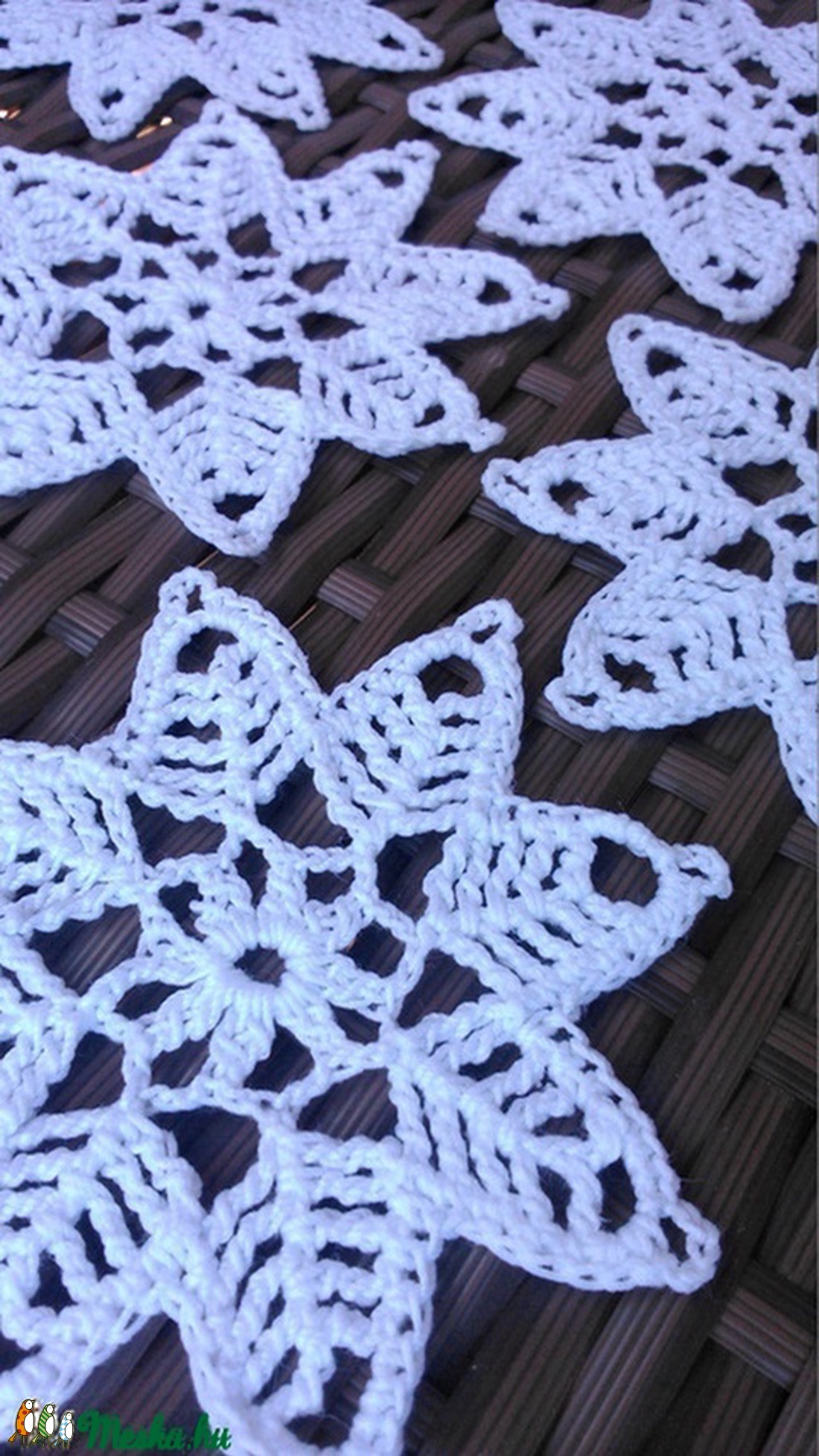 Horgolt hópelyhek II.  -  - Meska.hu