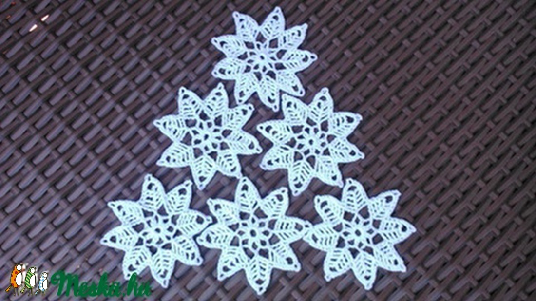 Horgolt hópelyhek II.  -  - Meska.hu