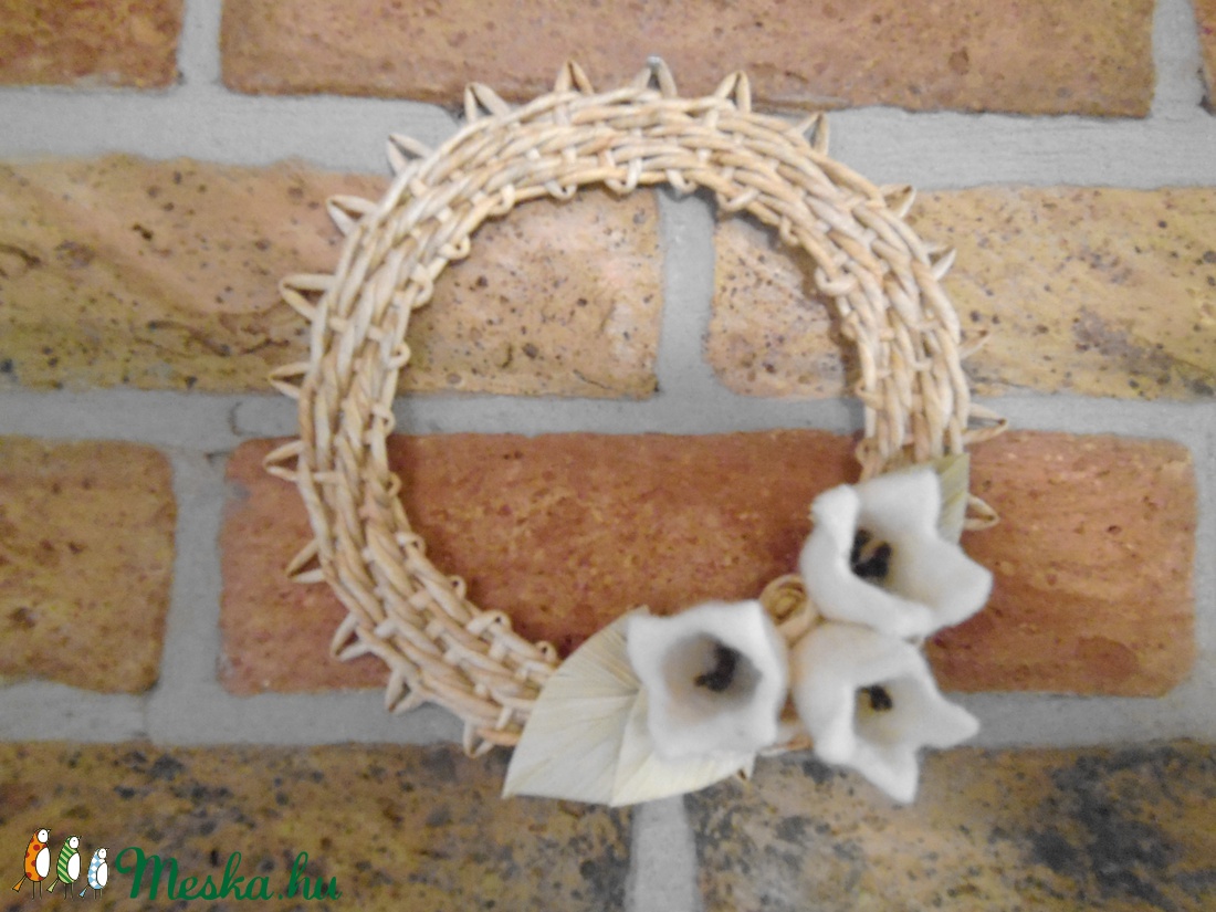 Ablak vagy ajtódísz - nemeztulipánokkal -  - Meska.hu