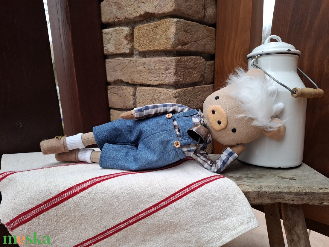 Boci Joci - öltöztethető varrott tehén figura - játék & sport - plüssállat & játékfigura - más figura - Meska.hu