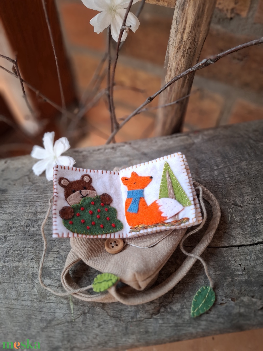 Az erdő - mini képeskönyv  - játék & sport - baba & babaház - játékbaba, babakellék - Meska.hu