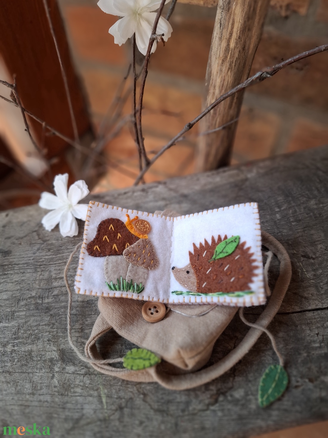 Az erdő - mini képeskönyv  - játék & sport - baba & babaház - játékbaba, babakellék - Meska.hu