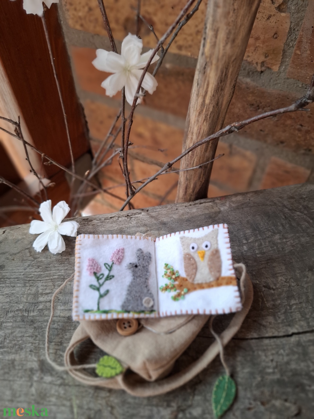 Az erdő - mini képeskönyv  - játék & sport - baba & babaház - játékbaba, babakellék - Meska.hu