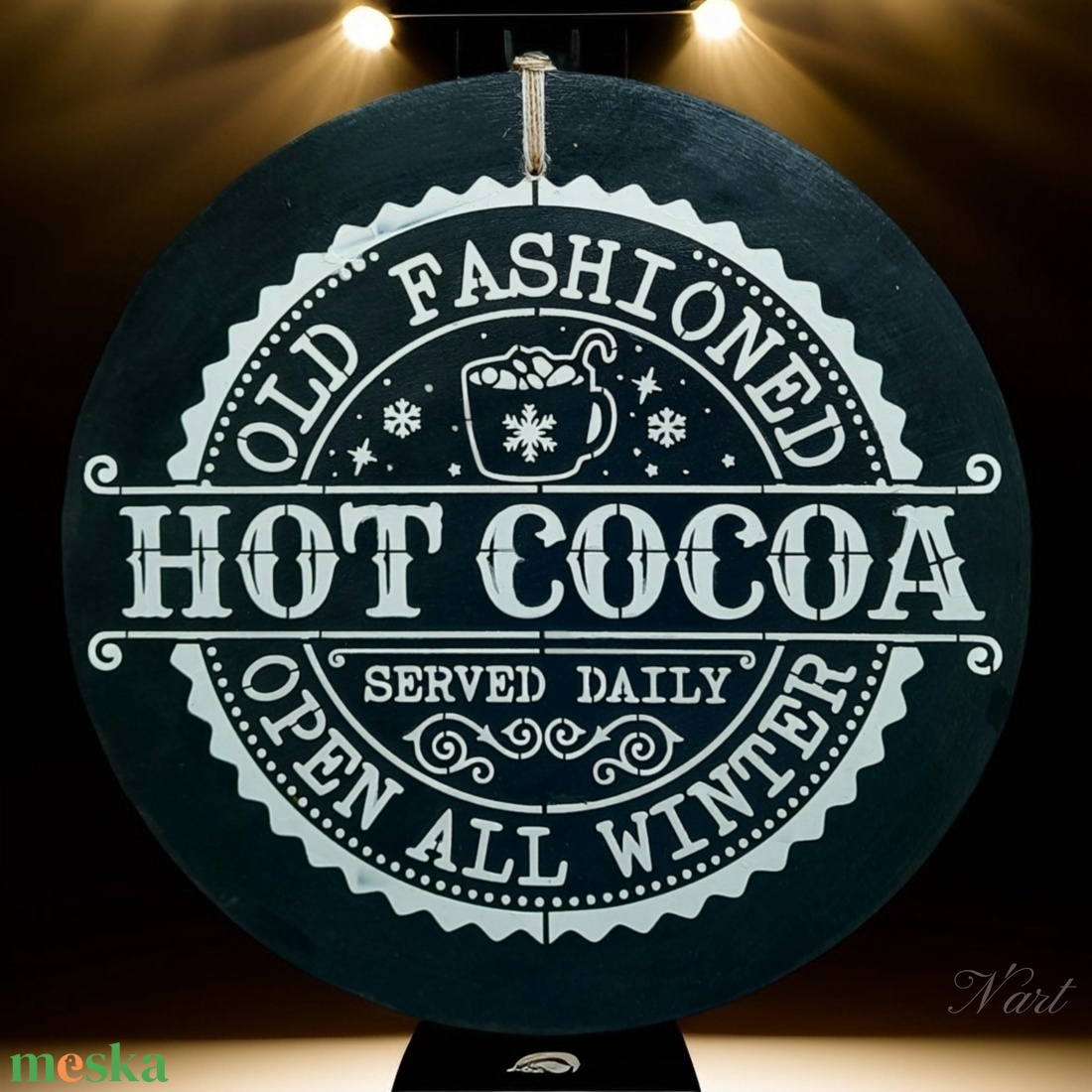 Karacsonyi ajtódísz - karácsony - karácsonyi lakásdekoráció - karácsonyi ajtódíszek - Meska.hu