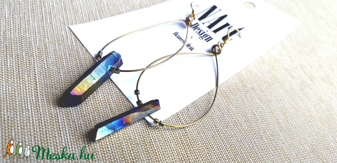 K�k kvarc füli -  - Meska.hu