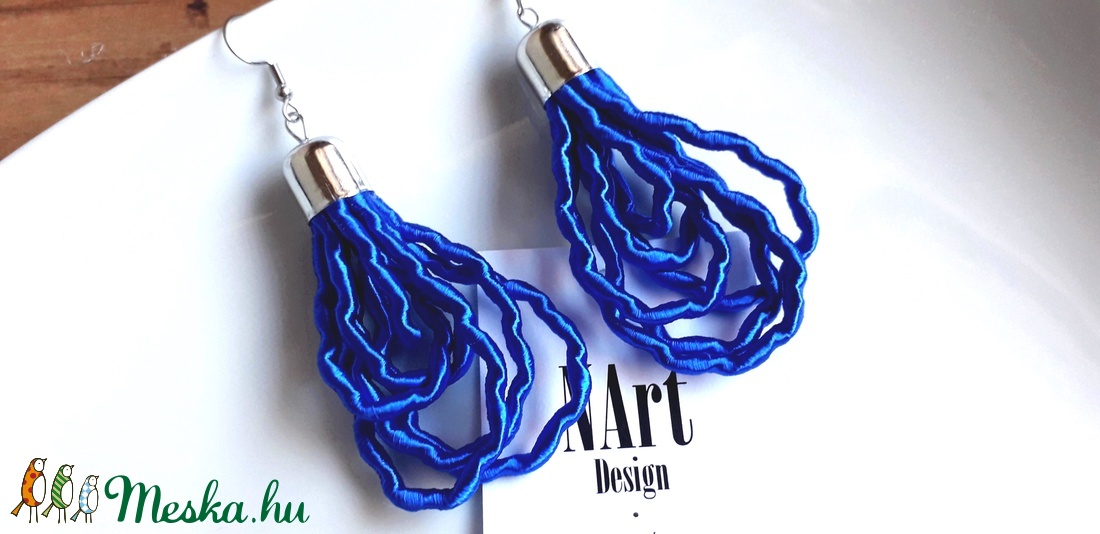 Akció! Rois design fülbevaló - ékszer - fülbevaló - lógó csepp fülbevaló - Meska.hu